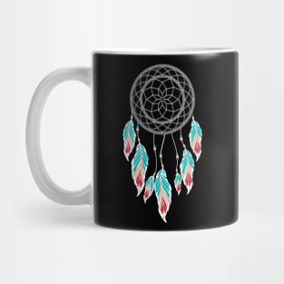 Colorful Dream Catcher with Feathers Mug